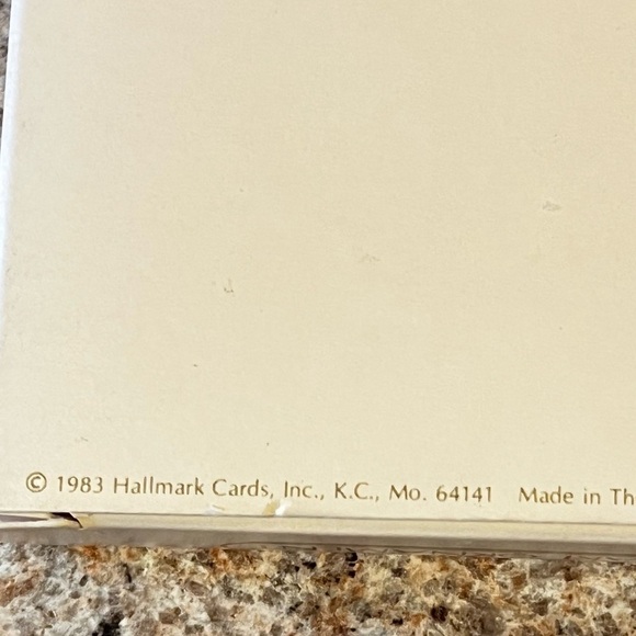 NEW Vintage 1983 Hallmark Ornament Hand Embroidered Stocking Rainbow Teddy - Picture 7 of 8